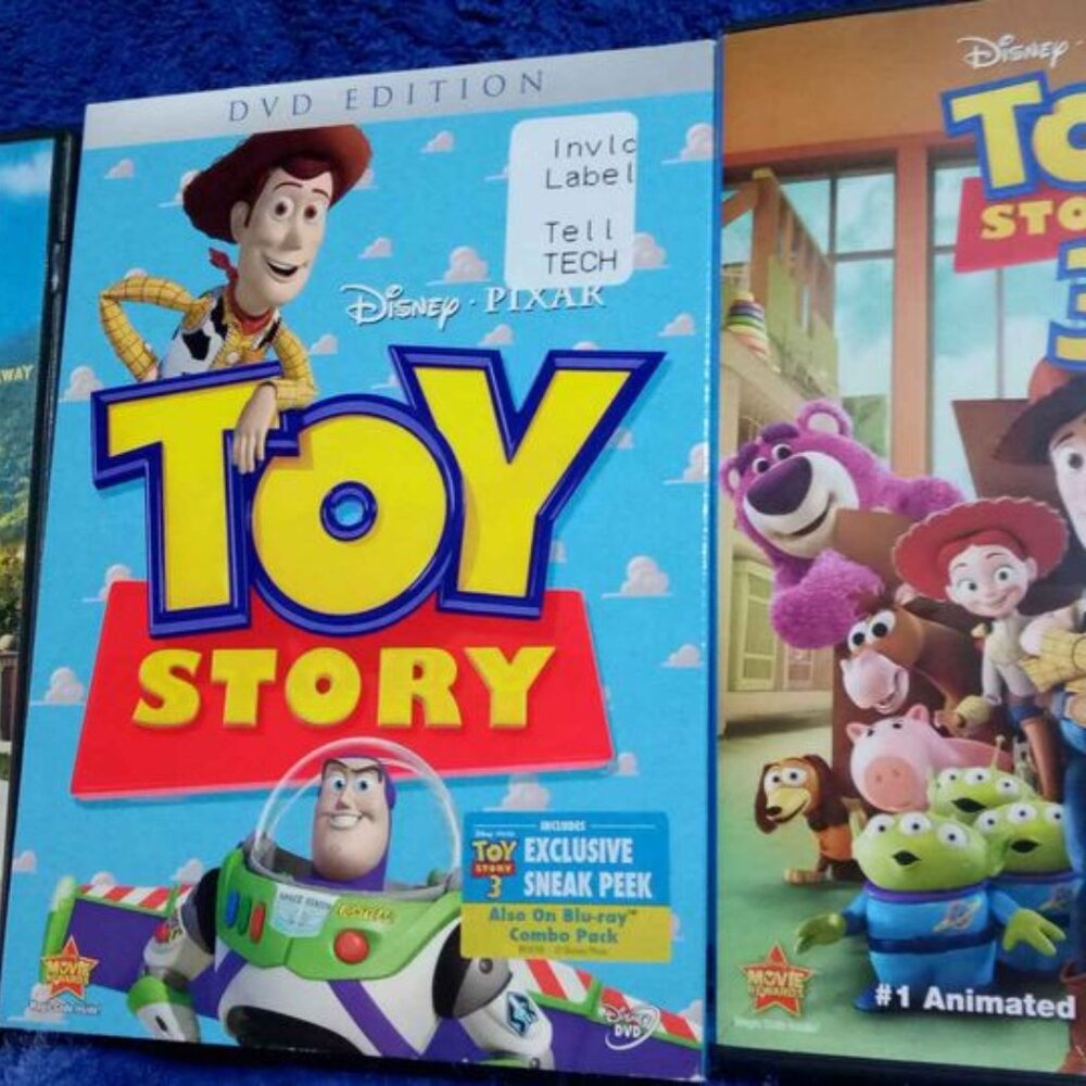 Toy Story and Toy Story 3 DVD+Car and Cars 2